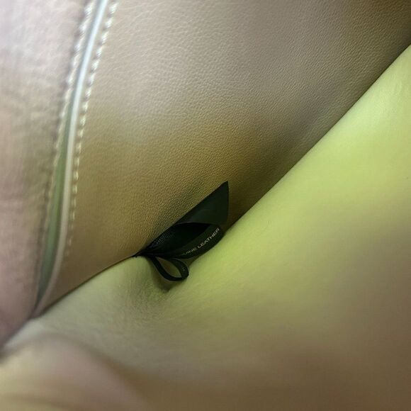 Rebecca Minkoff Small Megan Leather Crossbody Feed‎ Bag Purse Blush Pink Cream - Picture 14 of 16